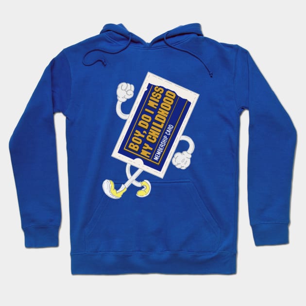 Nostalgia Membership Card Hoodie by Foxtrotmadlyart